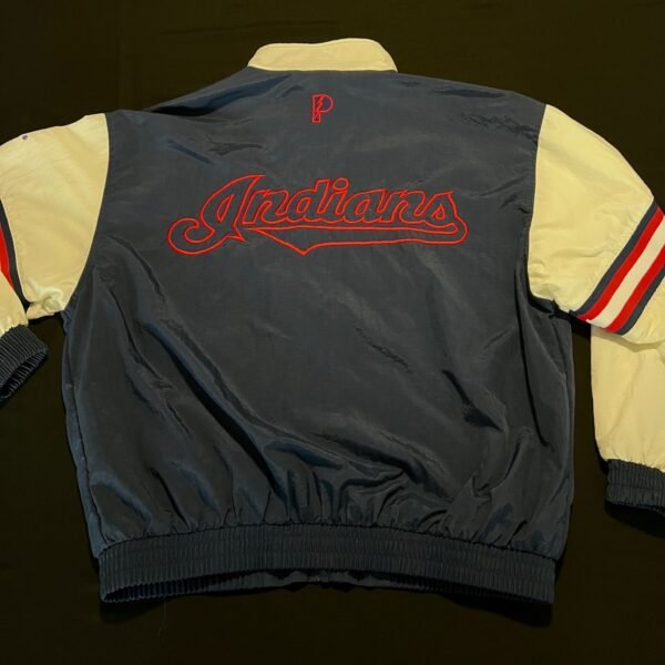 VINTAGE 1990's Cleveland Indians Jacket - Image 8